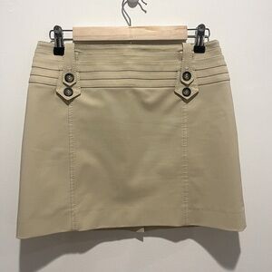 Karen Millen Skirt khaki size 4 y2k